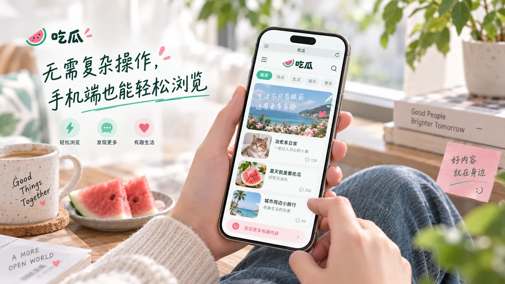 手机信号与轻量网页元素组成的性能示意